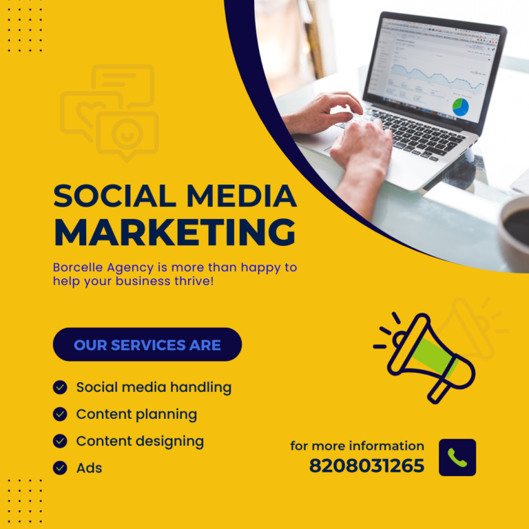 Yellow & White Modern Social Media Marketing Instagram post